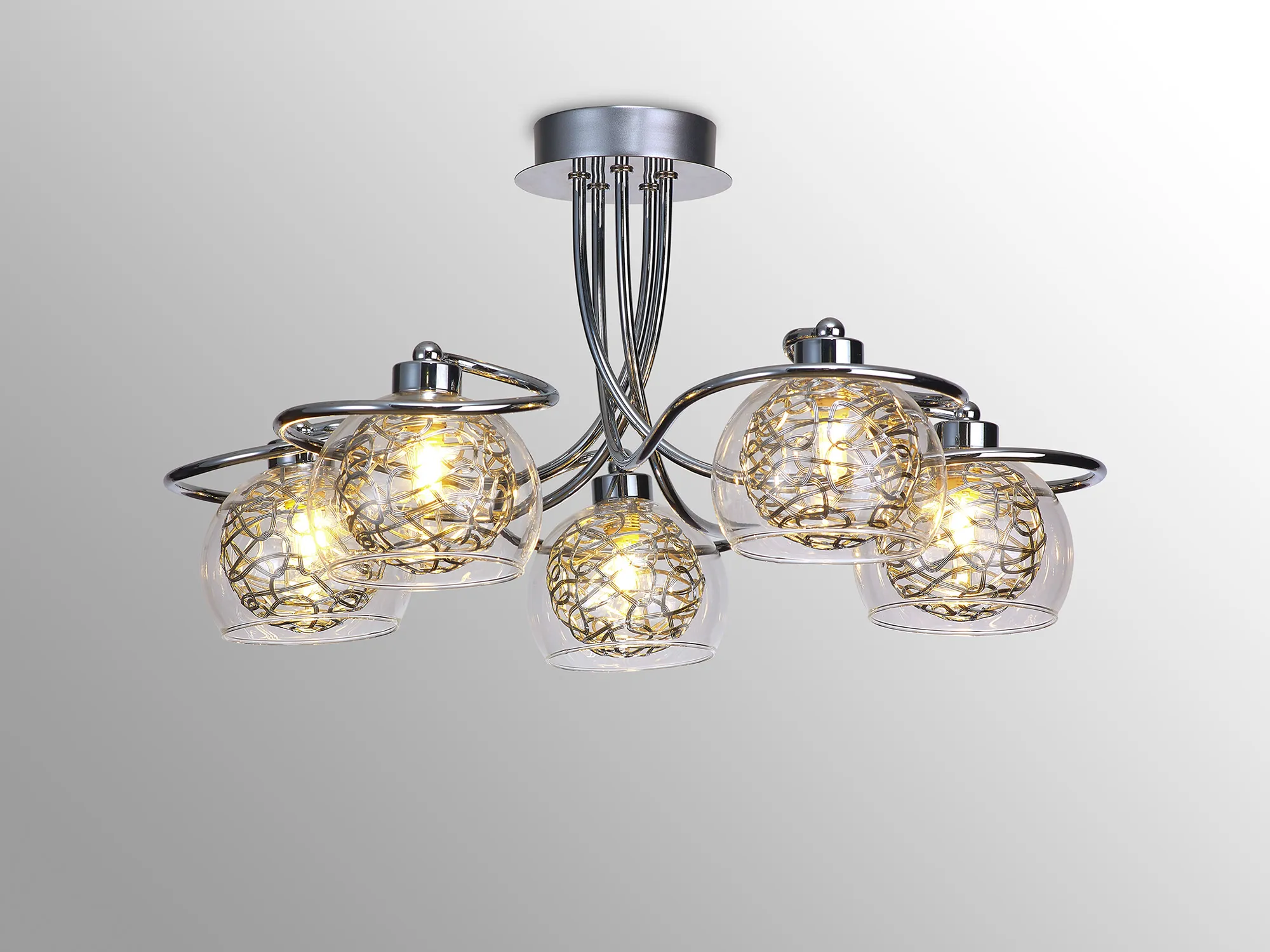 Talia Ceiling Lights Deco Semi Flush Fittings